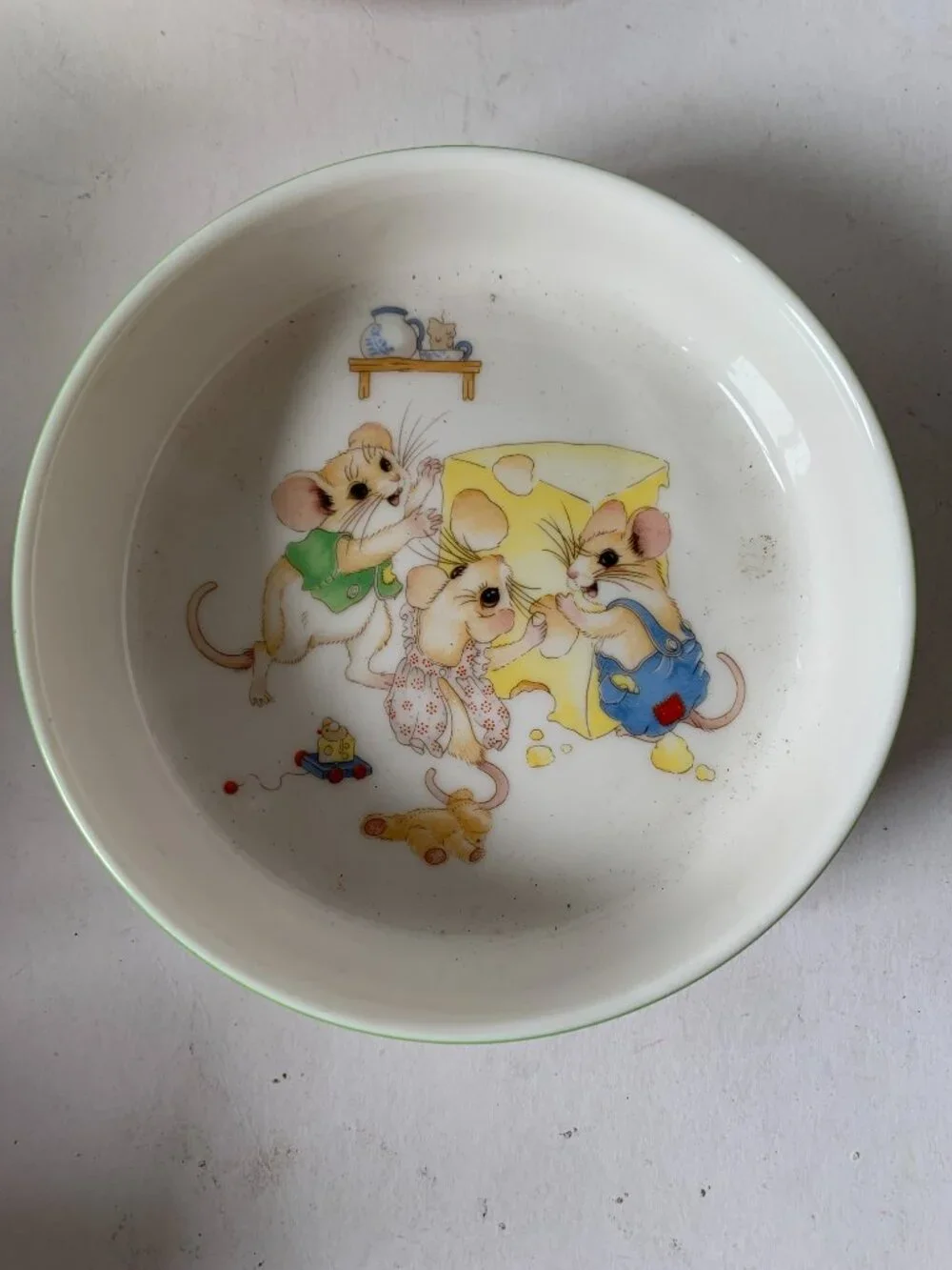 GORHAM MERRY MOUSE GIFT 1983 PRISCILLA HILLMAN PLATE BOWL CUP FOR KIDS - Picture 9 of 16